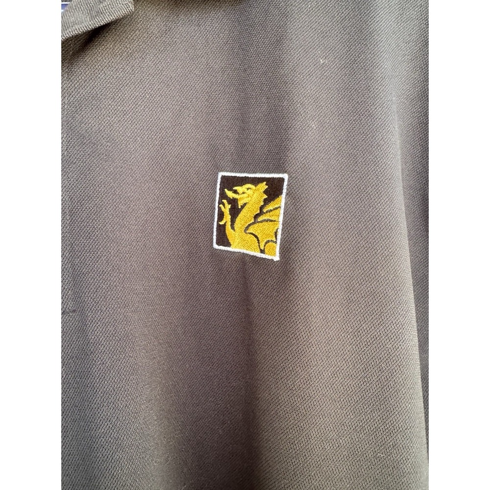 Nike Golf Dri Fit Men's Black Polo With Logo Cambria Size Large - Picture 2 of 6